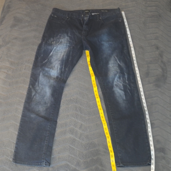 RVCA Men's Straight Jeans in Dark Blue